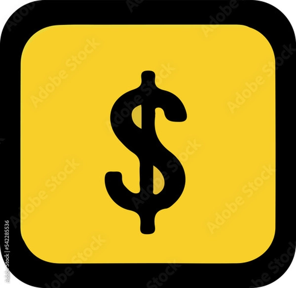 Fototapeta money icon or logo isolated sign symbol 