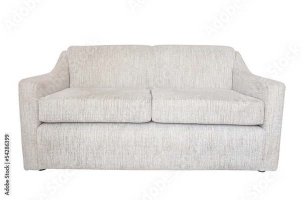 Fototapeta sofa isolated, furniture  on white background