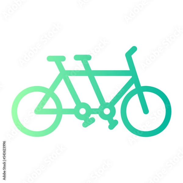 Fototapeta bicycle icon