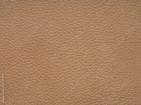 Fototapeta Dark beige or light brown color leather skin natural with design lines pattern or abstract background. Can use as wallpaper or backdrop luxury event. Genuine leather texture. Faux eco leather.