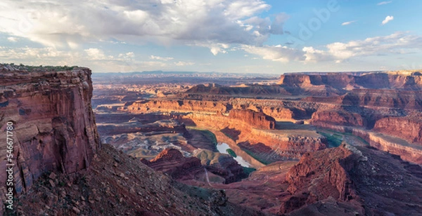 Fototapeta Early morning at Dead Horse Point State Park - Utah - Colorado River