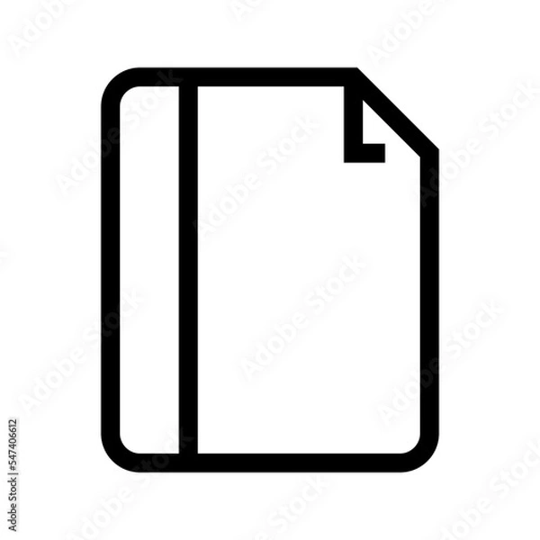 Obraz File Icon Vector Symbol Design Illustration