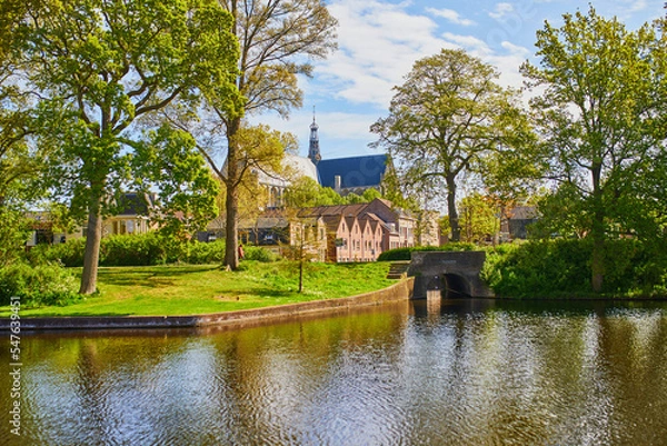 Obraz Grote of Sint-Laurenskerk cathedral in Alkmaar, the Netherlands