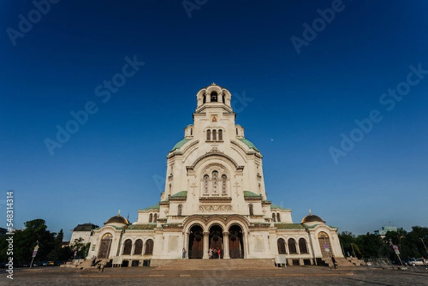 Fototapeta St. Alexander Nevsky Cathedral in Sofia, Bulgaria