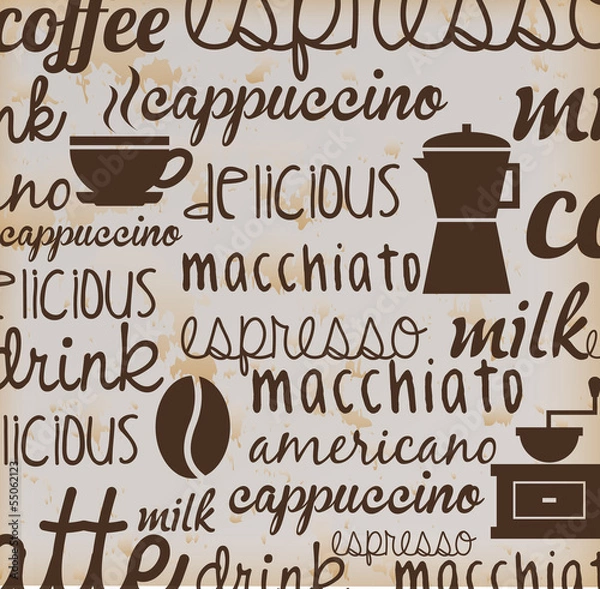 Fototapeta coffee poster