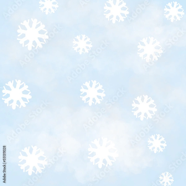 Fototapeta set of snowflakes