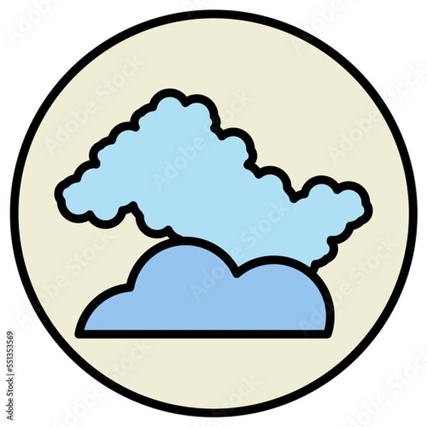 Fototapeta cloud illustration