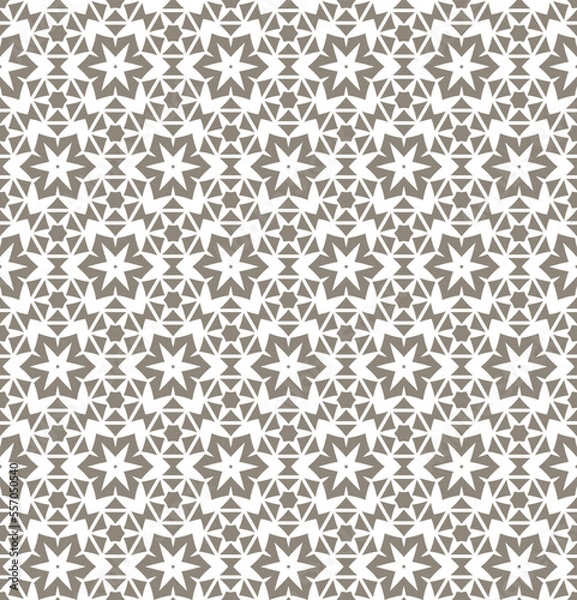 Fototapeta Geometric pattern. Seamless vector background. Ethnic graphic design.