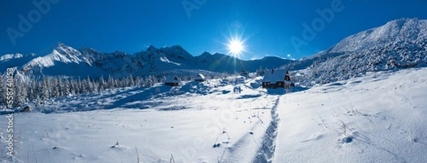 Fototapeta Widok na Halę Gąsienicową, Tatry Polskie