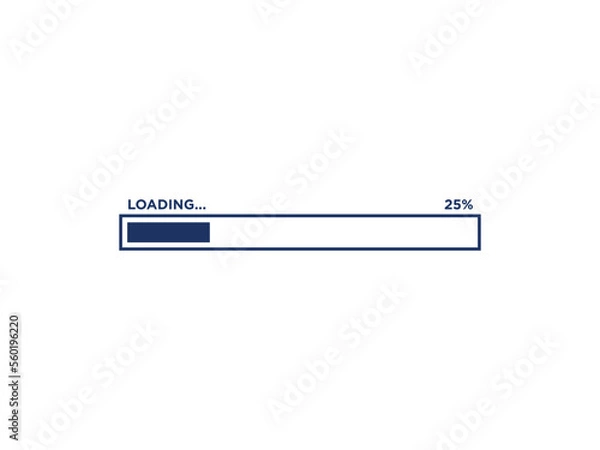 Fototapeta Loading Sign Icon Vector Template