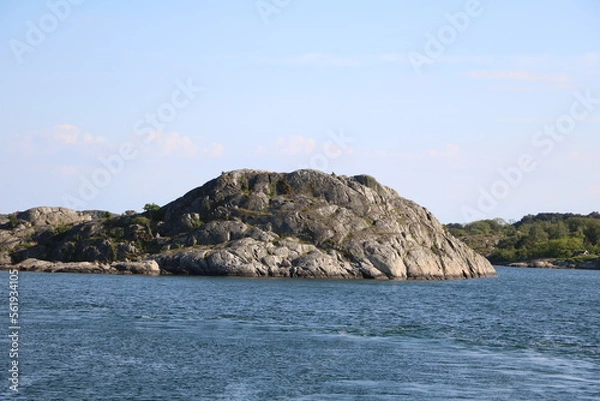 Fototapeta View to archipelago island Styrsö in Gothenburg, Sweden