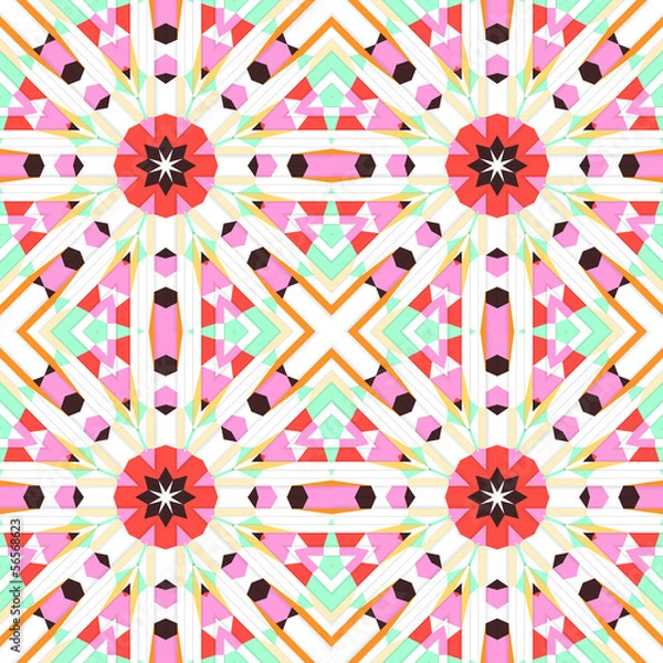 Fototapeta Geometric seamless pattern