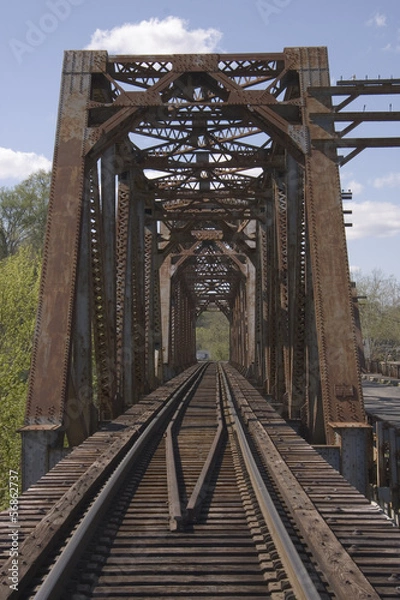 Fototapeta Rail Bridge