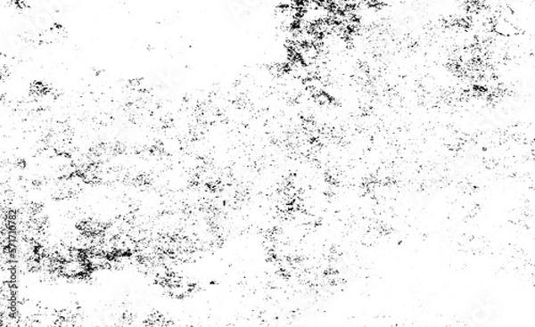 Fototapeta Rough black and white texture vector. Distressed overlay texture. Grunge background. Abstract textured effect. Vector Illustration. Black isolated on white background. EPS10