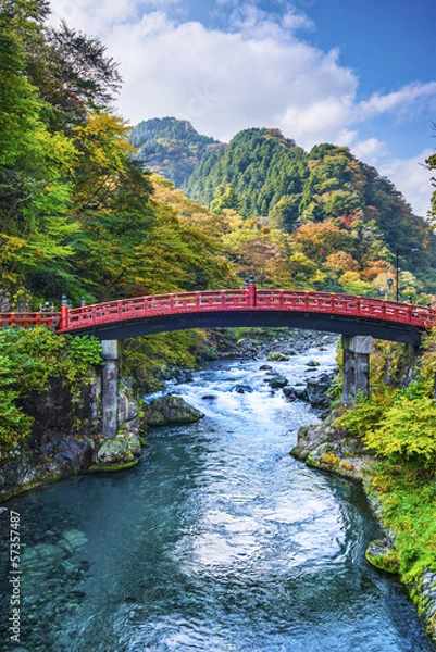 Fototapeta Święty most w Nikko w Japonii