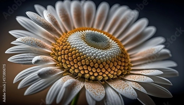 Fototapeta Get up close and personal with a daisy