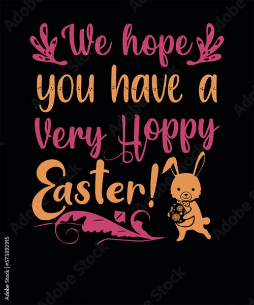 Fototapeta Happy Easter tshirt design, Easter sunday tshirt design, Happy easter sunday, easter, sunday