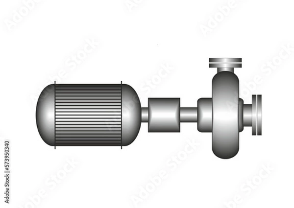 Fototapeta Pump and Motor