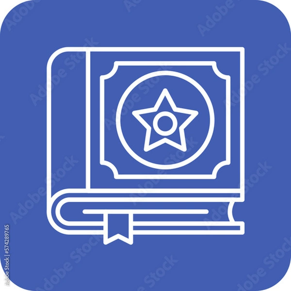 Fototapeta Spellbook Icon