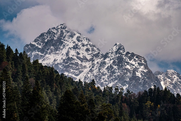 Fototapeta Autumn views in the mountains