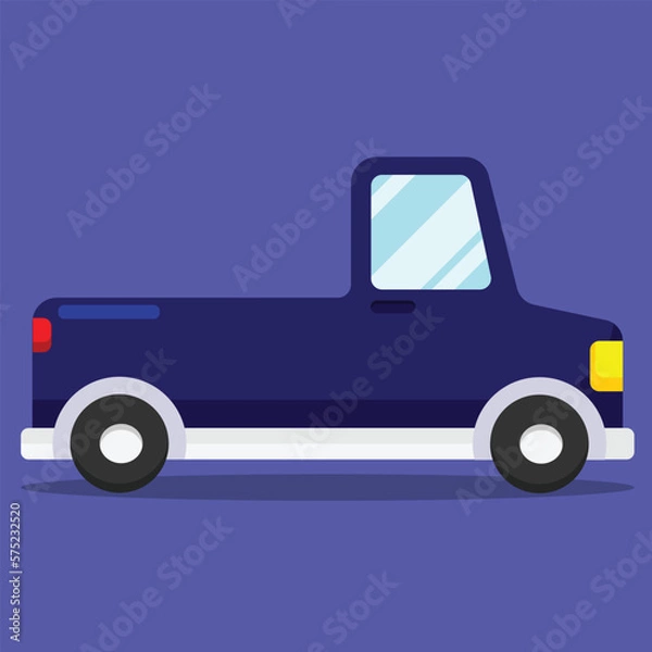 Fototapeta Pickup truck icon. Subtable to place on transport, etc.