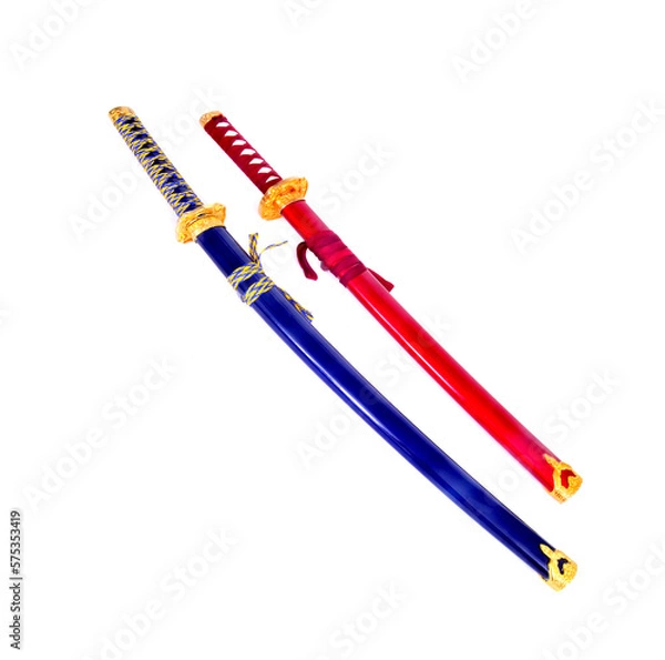 Fototapeta Samurai Swords Isolated