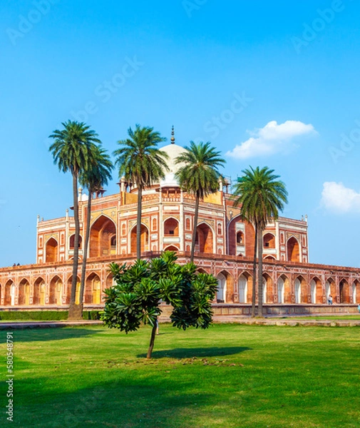 Fototapeta Humayun's Tomb. Delhi, India