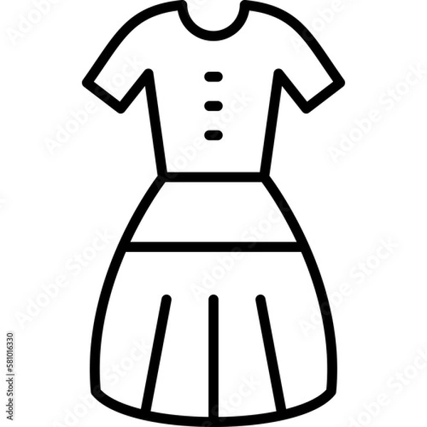 Fototapeta Dress Icon