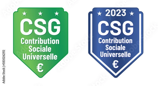 Obraz CSG - contribution sociale généralisée