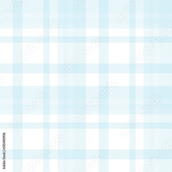 Fototapeta Pastel Tartan Plaid Pattern Fabric Vector Design Is Woven in a Simple Twill, Two Over Two Under the Warp, Advancing One Thread at Each Pass.