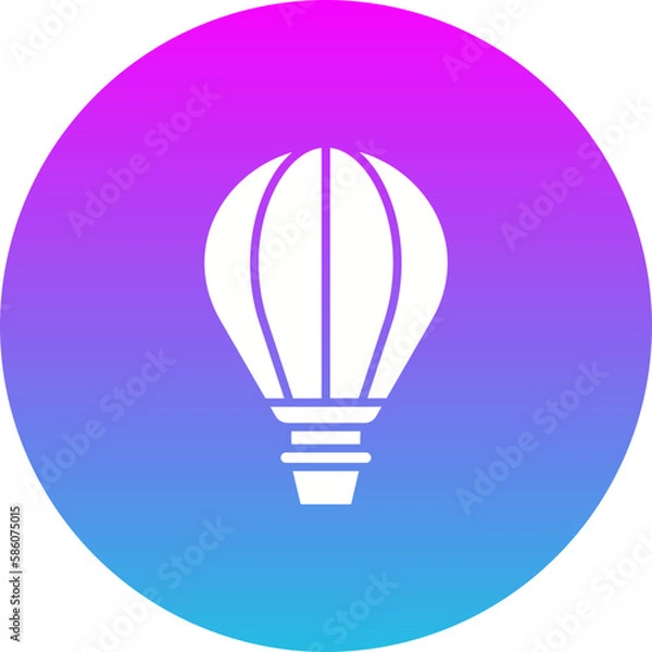 Fototapeta Hot Air Balloon Icon