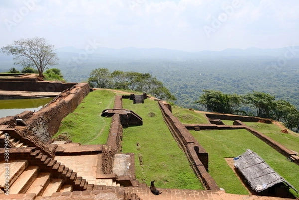 Fototapeta Sigiriya Rock Fortress in Sri Lanka