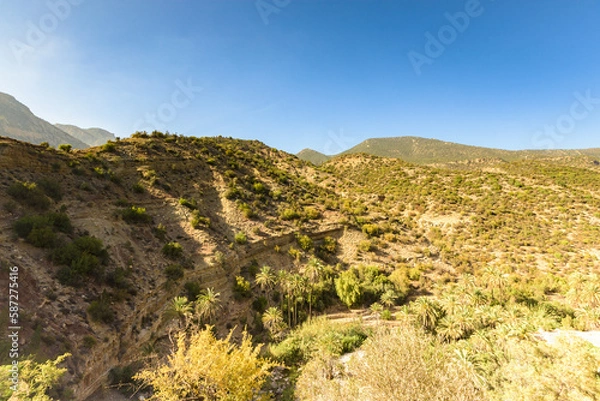 Fototapeta Paradise valley in Morocco, near Agadir