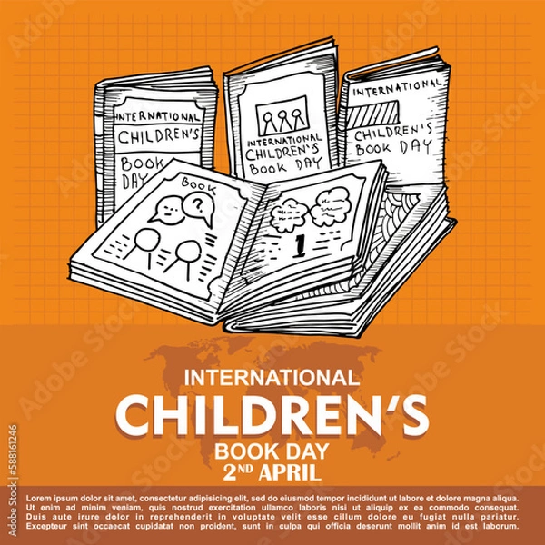 Fototapeta International Children's Book Day, 2 April