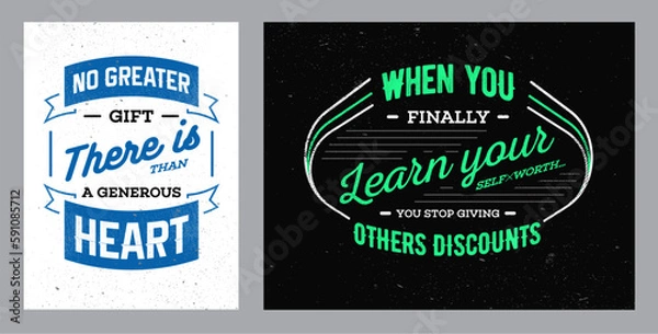 Fototapeta Remark Quote Template. Template for T-shirt, Poster Print.