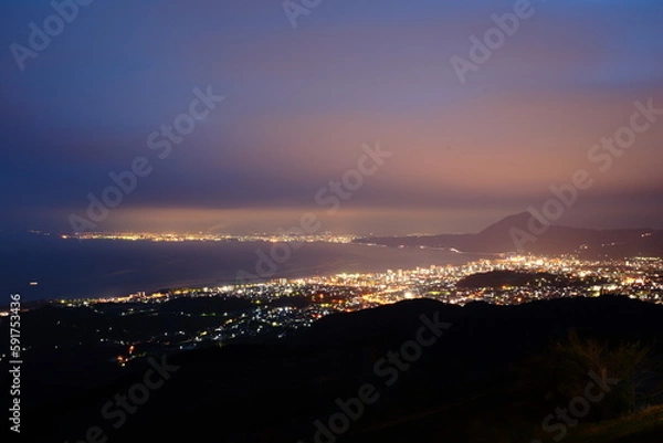 Fototapeta 別府温泉の夜景