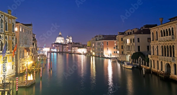 Obraz Canal Grande at night