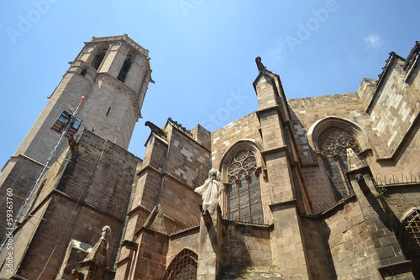 Fototapeta Gothic Barcelona Cathedral