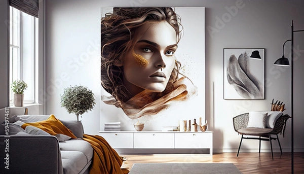 Fototapeta Modern Living Room decor