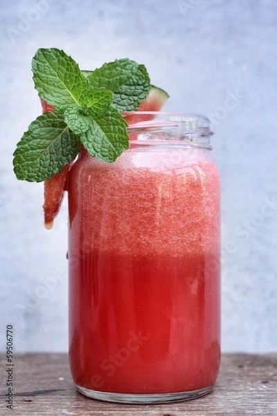 Fototapeta watermelon smoothies