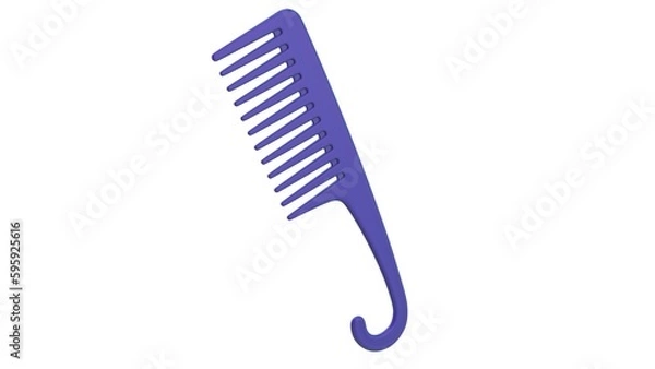 Fototapeta blue comb