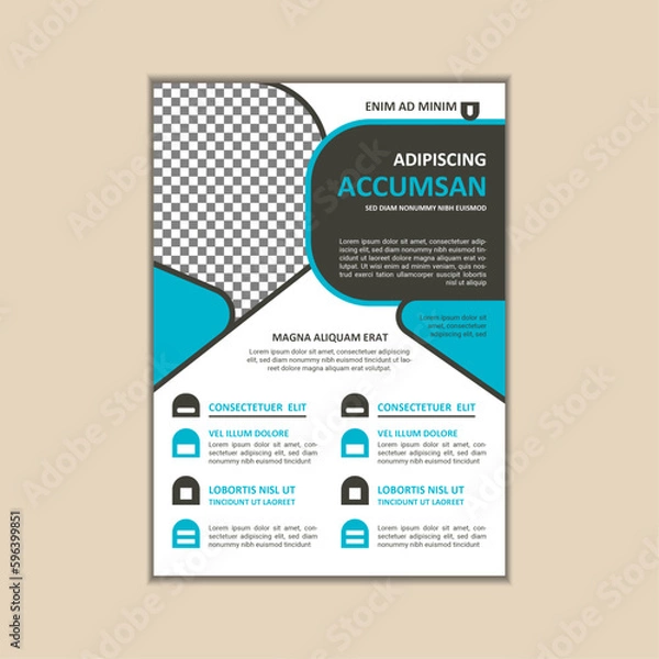 Fototapeta Business Flyer design template