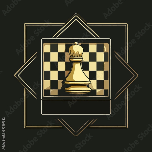 Fototapeta chess mascot