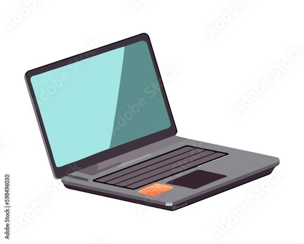 Obraz Modern laptop device icon Generative AI