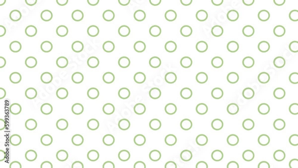 Fototapeta White background with green circles