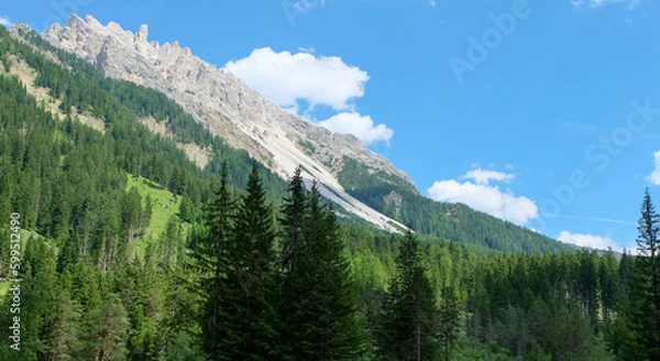 Fototapeta Südtirol bei Bruneck in Italien