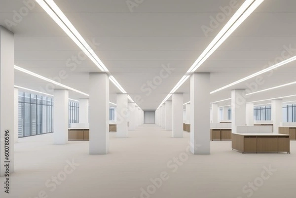 Fototapeta Empty modern office space