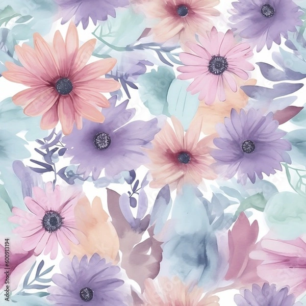 Fototapeta abstract floral background