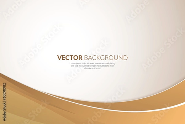 Fototapeta Modern wavy business style background