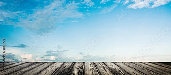 Fototapeta Sky and clouds tropical panorama